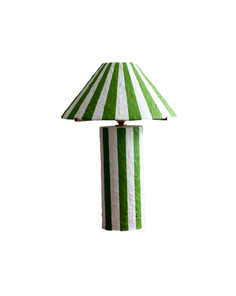 Striped Table Lamp