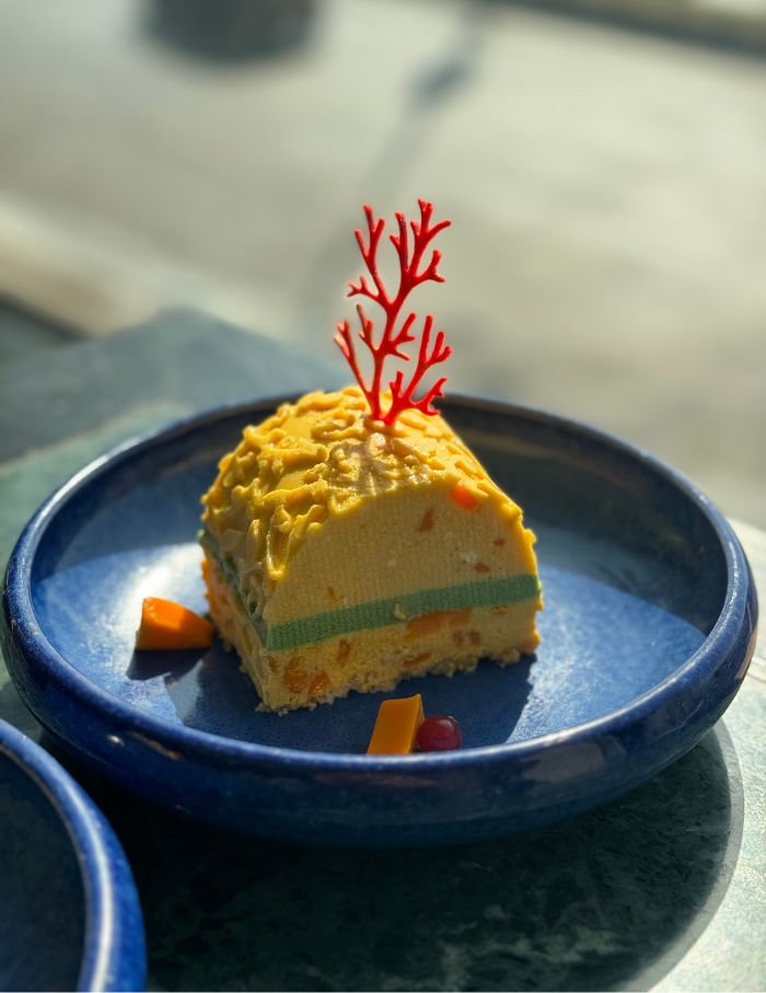 Mango dessert at Hotel Marine Plaza