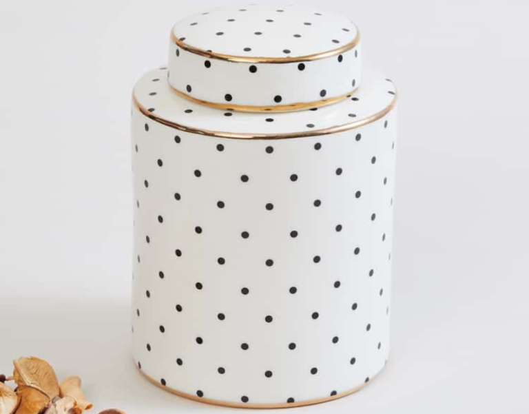 Ceramic Decorative Canister