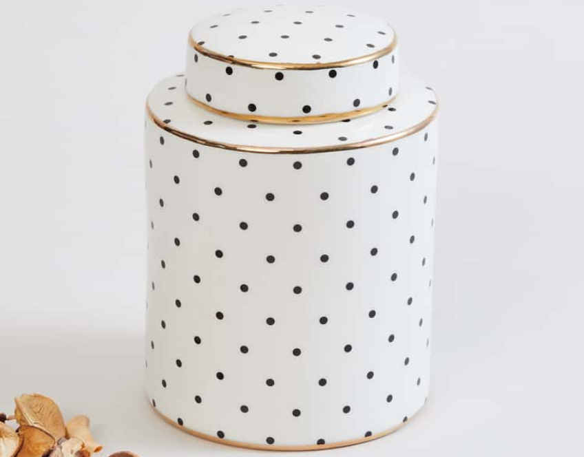 Ceramic Decorative Canister