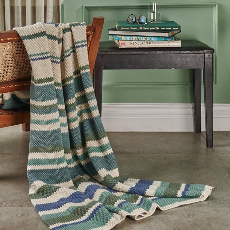 Winter Fresh Knit Throw