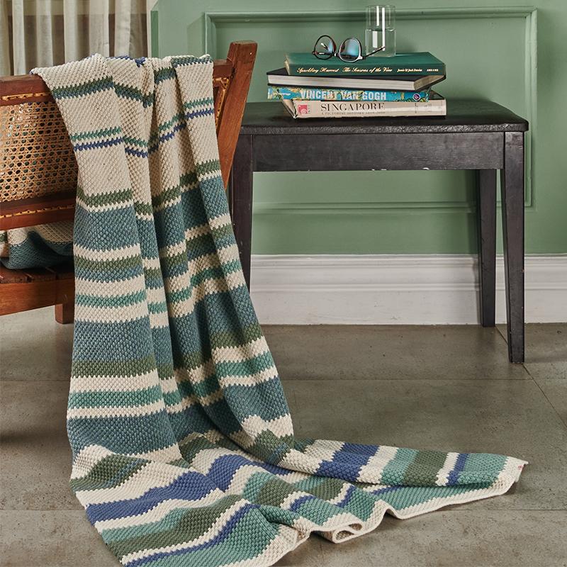 Winter Fresh Knit Throw
