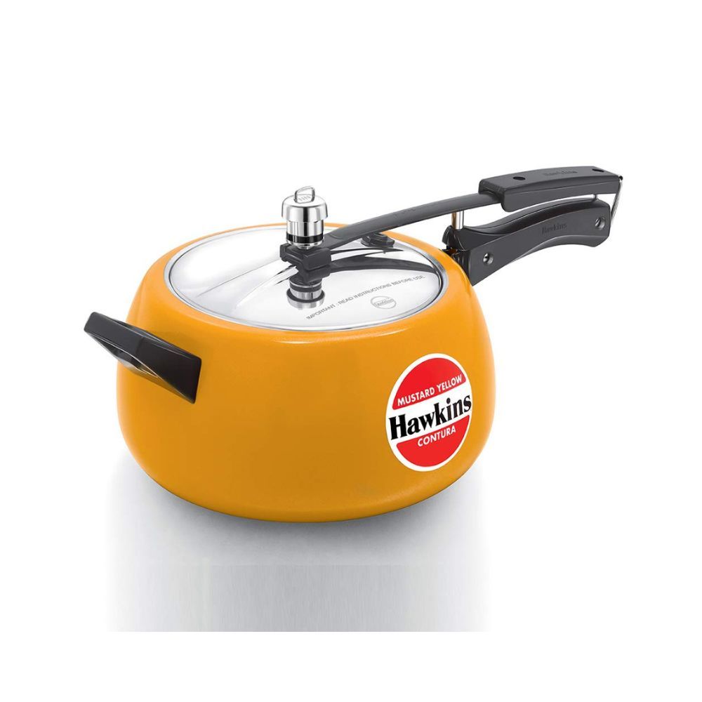 CERAMIC-COATED CONTURA PRESSURE COOKER