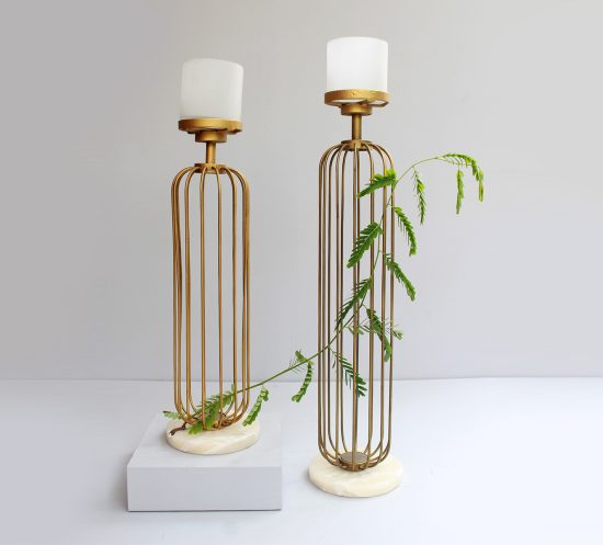 Cage Candle Stand