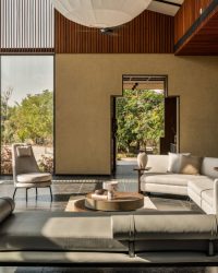 The makings of warm conversation and tranquil moments permeate the living lounge; Styling by Tanushree Dwivedi of Shelf, Photography by Ira Gosalia of PHX India